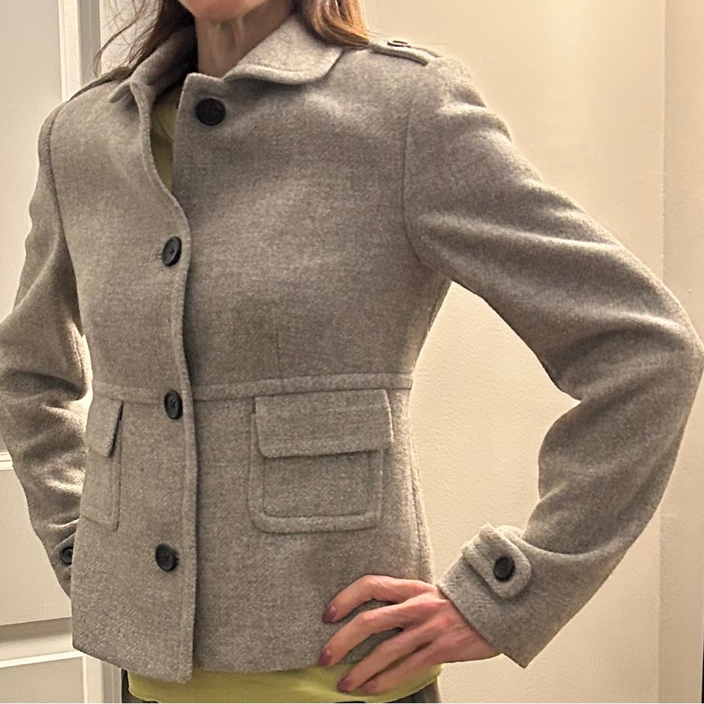 Gray Wool Jacket - image 3